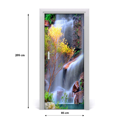 Fototapeta na dveře vodopád