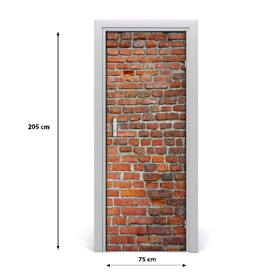 Fototapeta na dveře cihlová stěna