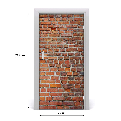Fototapeta na dveře cihlová stěna