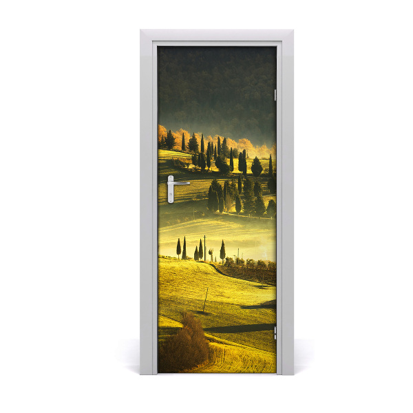 Fototapeta samolepící dveře vesnice