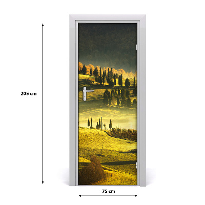 Fototapeta samolepící dveře vesnice
