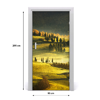 Fototapeta samolepící dveře vesnice