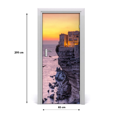 Fototapeta na dveře domy na skále