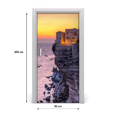 Fototapeta na dveře domy na skále