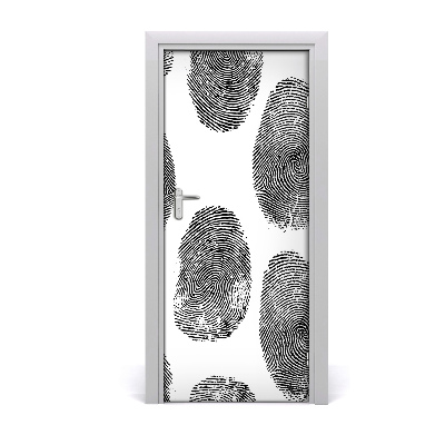 Fototapeta na dveře otisky prstů