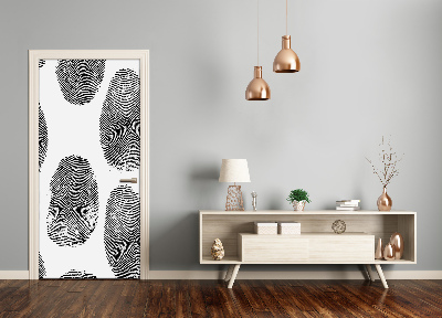 Fototapeta na dveře otisky prstů