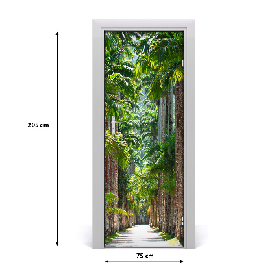 Fototapeta na dveře palmy