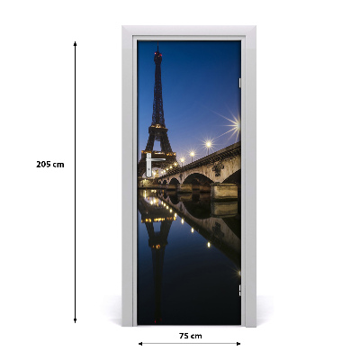 Fototapeta samolepící na dveře Eiffelova věž