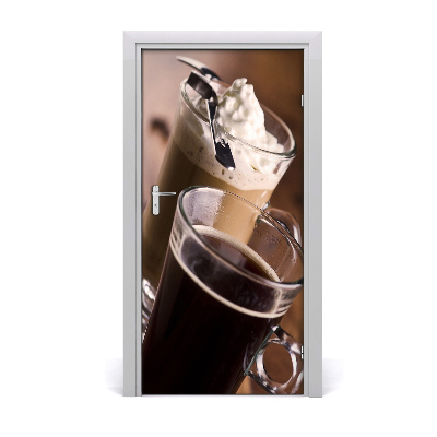 Fototapeta na dveře samolepící káva Frappe