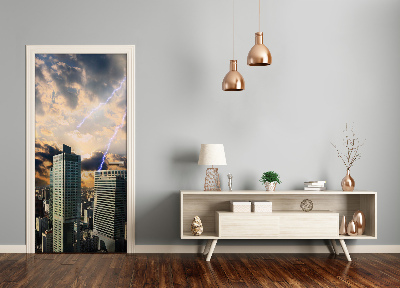 Fototapeta samolepící dveře Bouře Varšava