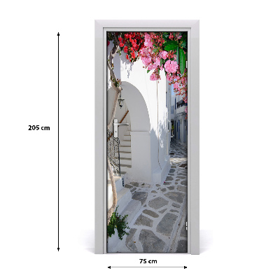 Fototapeta samolepící na dveře řecká venisce