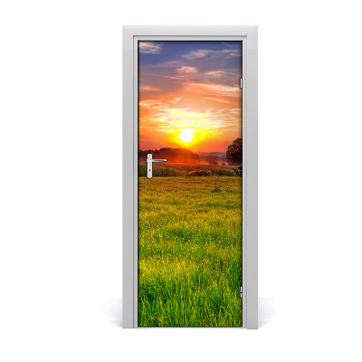 Fototapeta na dveře západ slunce