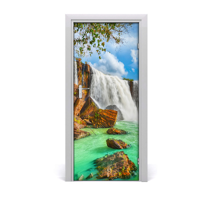 Fototapeta na dveře vodopád