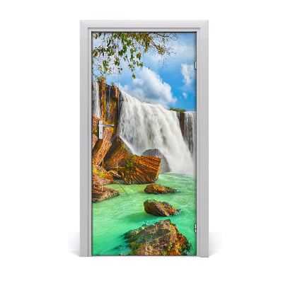 Fototapeta na dveře vodopád