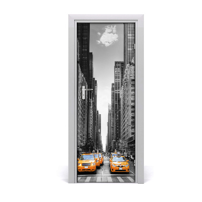 Fototapeta samolepící dveře taxi New York