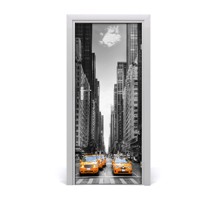 Fototapeta samolepící dveře taxi New York