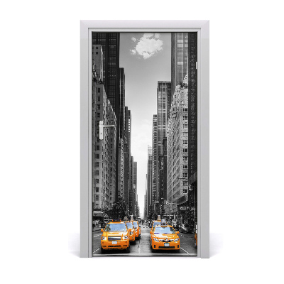 Fototapeta samolepící dveře taxi New York