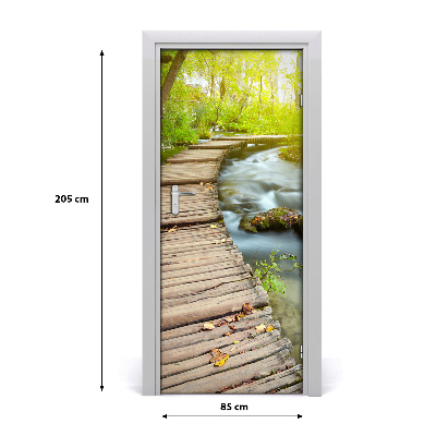 Fototapeta na dveře stezka v lese
