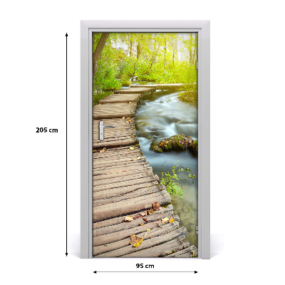 Fototapeta na dveře stezka v lese