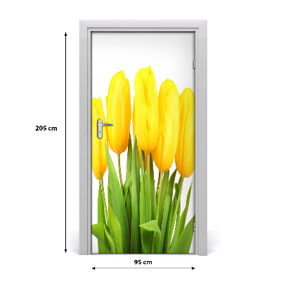 Fototapeta samolepící Žluté tulipány