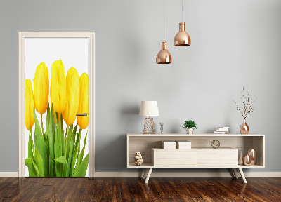 Fototapeta samolepící Žluté tulipány