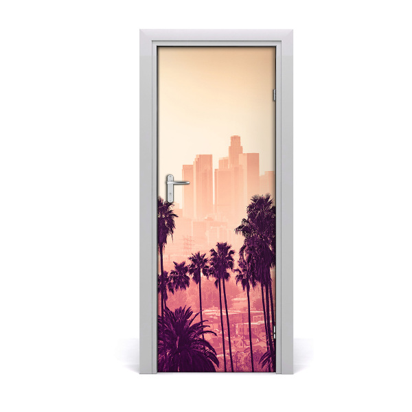 Fototapeta samolepící dveře Los Angeles město