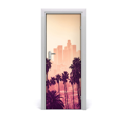 Fototapeta samolepící dveře Los Angeles město