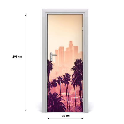 Fototapeta samolepící dveře Los Angeles město