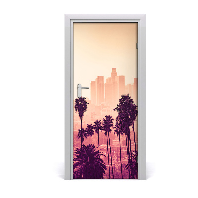 Fototapeta samolepící dveře Los Angeles město