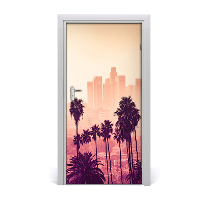 Fototapeta samolepící dveře Los Angeles město