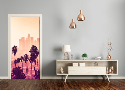 Fototapeta samolepící dveře Los Angeles město