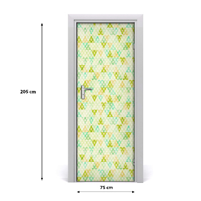 Fototapeta na dveře geometrické pozadí