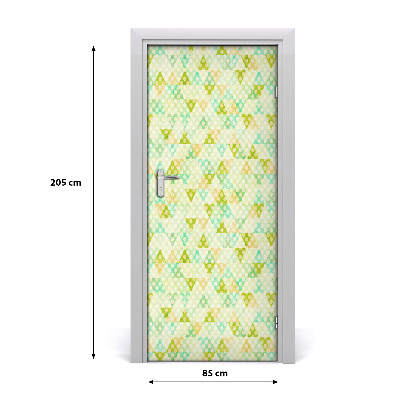 Fototapeta na dveře geometrické pozadí
