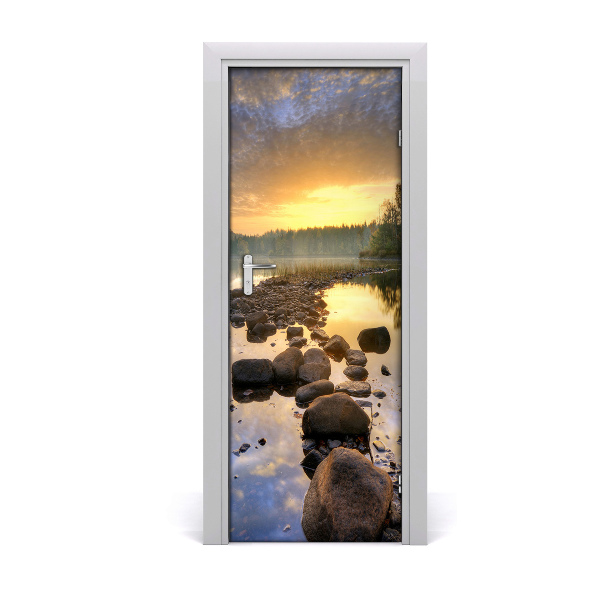 Fototapeta na dveře jezero