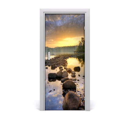 Fototapeta na dveře jezero