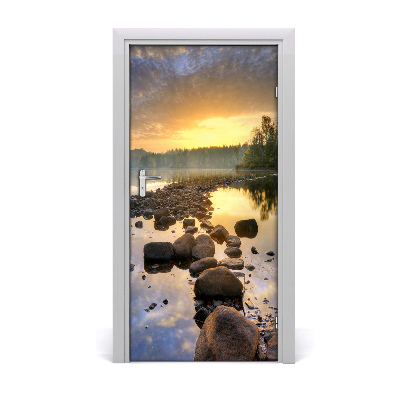 Fototapeta na dveře jezero