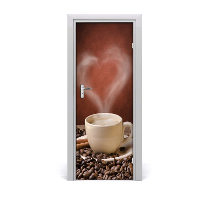 Fototapeta na dveře samolepící aromatická káva