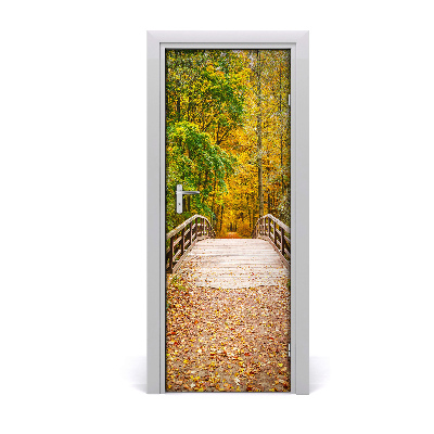 Fototapeta na dveře les podzim