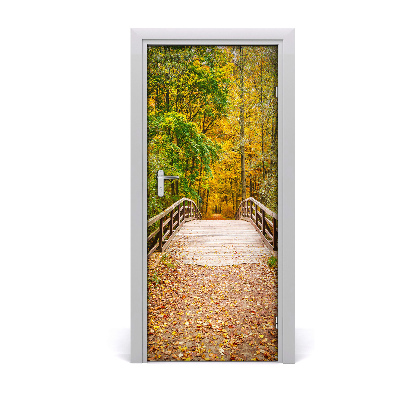 Fototapeta na dveře les podzim