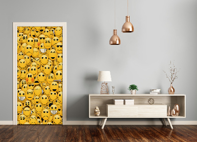 Fototapeta samolepící na dveře Emotikony