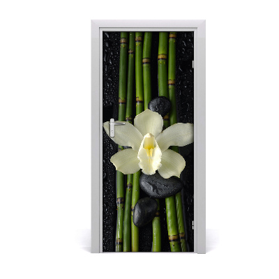 Fototapeta samolepící Orchidej a bambus