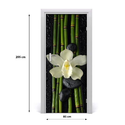 Fototapeta samolepící Orchidej a bambus