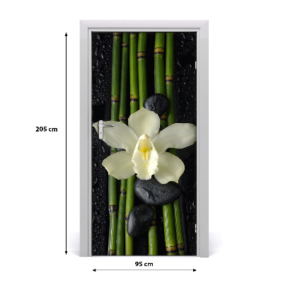 Fototapeta samolepící Orchidej a bambus