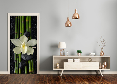 Fototapeta samolepící Orchidej a bambus