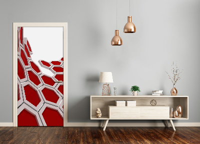 Samolepící fototapeta na dveře Abstrakce 3D