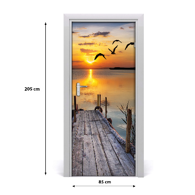Fototapeta na dveře dřevěné molo