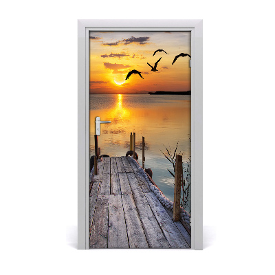 Fototapeta na dveře dřevěné molo