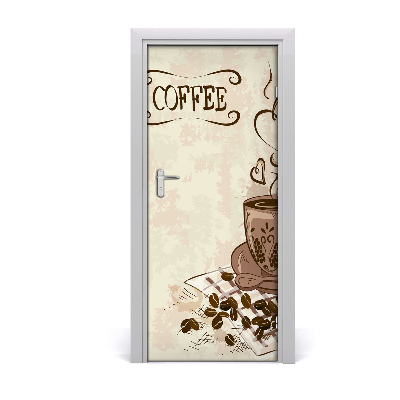 Fototapeta na dveře aromatická káva