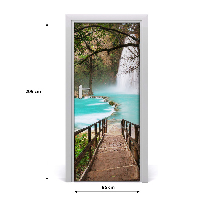 Fototapeta na dveře vodopád Mexiko