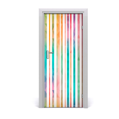 Fototapeta na dveře barevné pásy